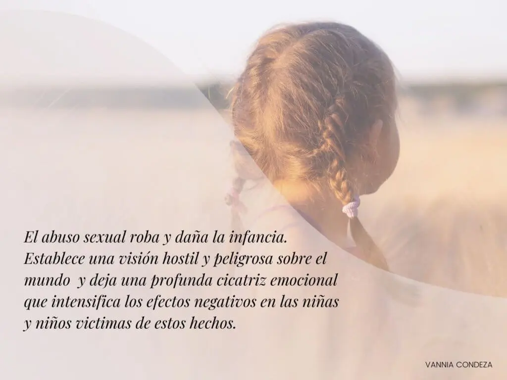 Estadísticas de abuso sexual infantil y adolescente.
